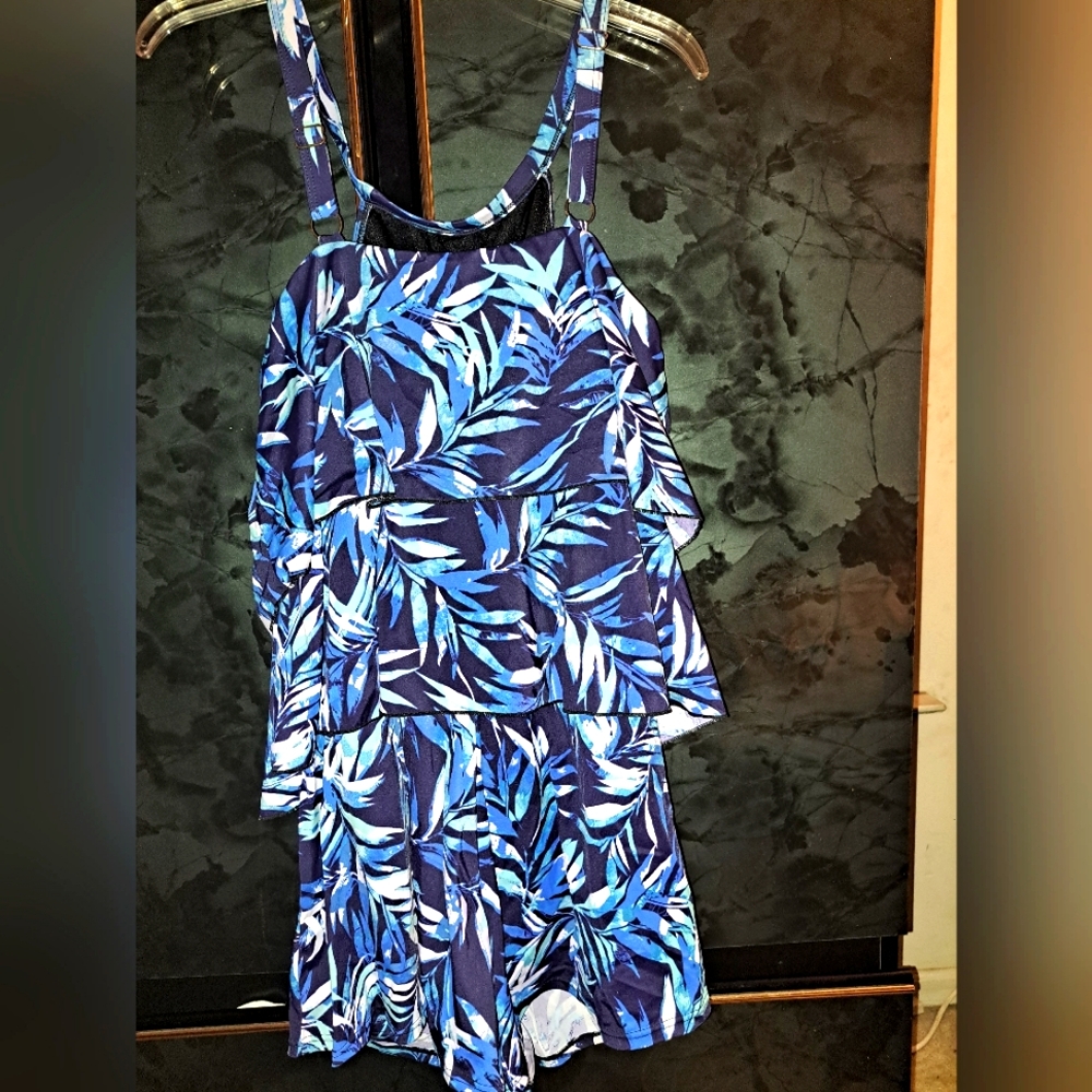 Fit 4 u plus Size One Piece Bathing Suit